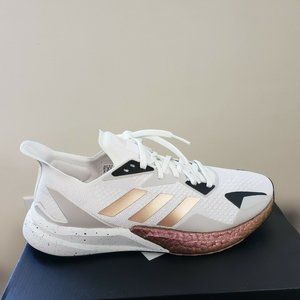 adidas X9000L3 White Rose Gold Gray Size 9 Men Size 10 Women